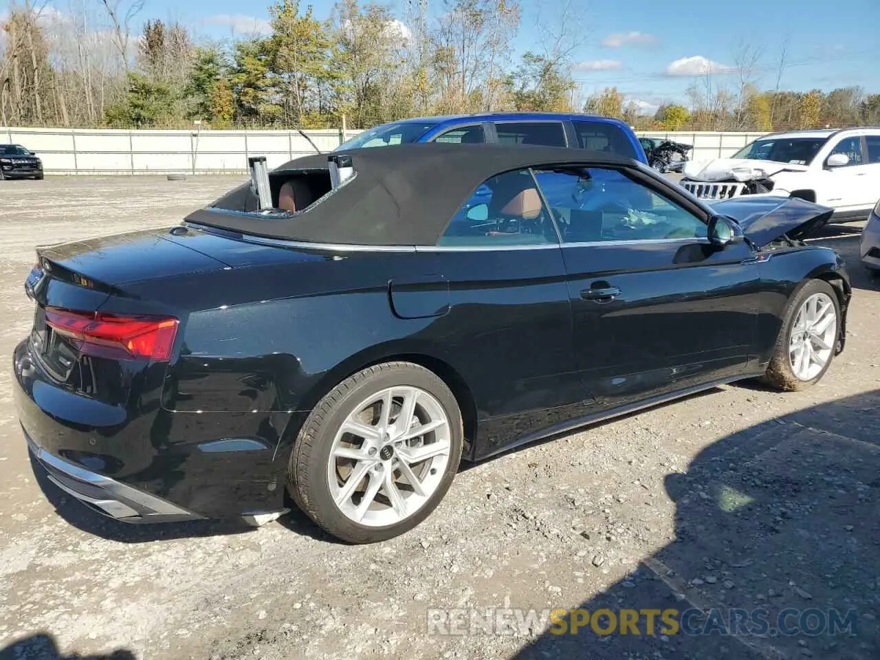 3 fotografías del automóvil dañado WAU4AGF56PN005871 AUDI A5 2023