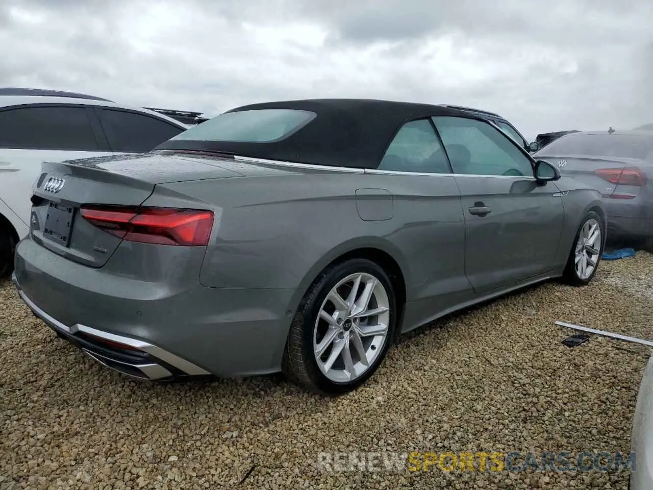 3 fotografías del automóvil dañado WAU5AGF57PN003616 AUDI A5 2023