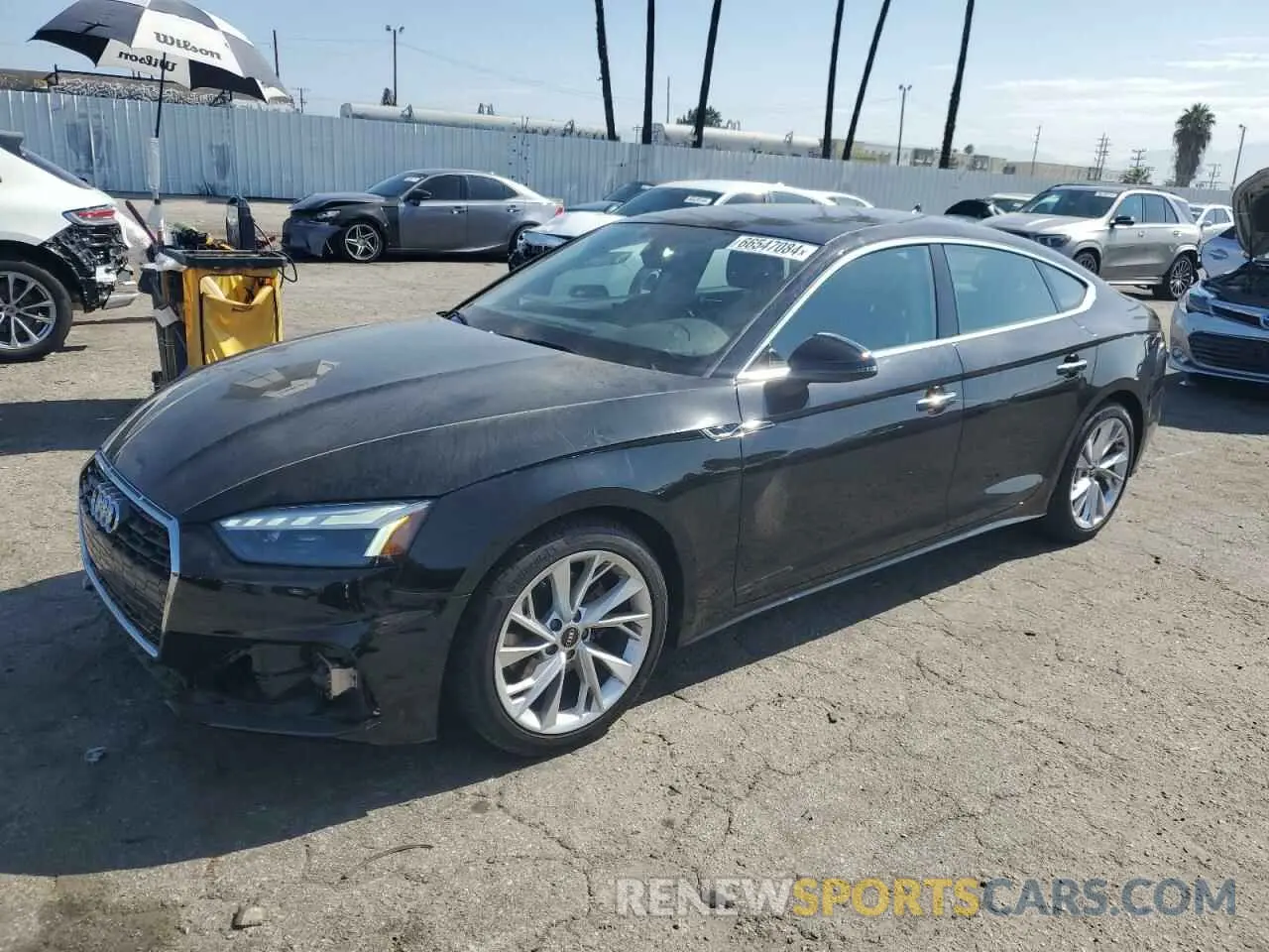 1 fotografías del automóvil dañado WAUABCF51PA017295 AUDI A5 2023