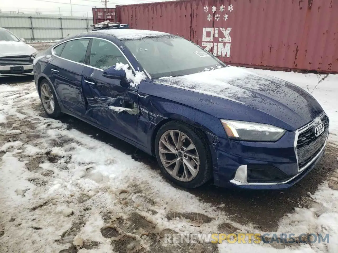 4 fotografías del automóvil dañado WAUABCF52PA042531 AUDI A5 2023