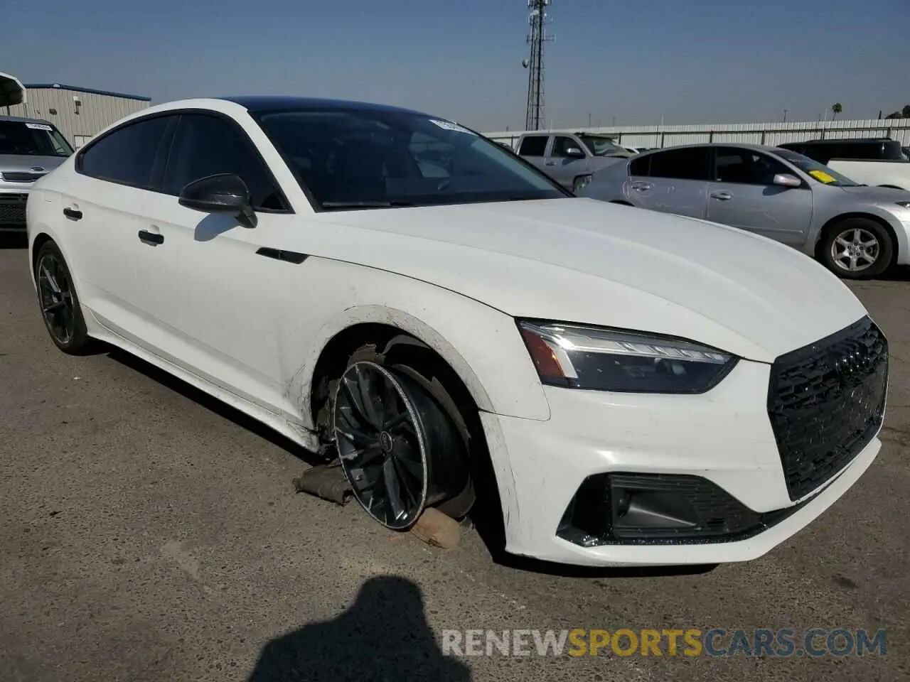 4 fotografías del automóvil dañado WAUABCF57PA022193 AUDI A5 2023