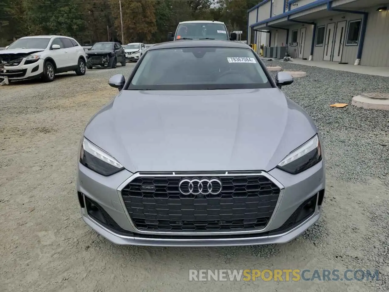 5 fotografías del automóvil dañado WAUCBCF55PA048526 AUDI A5 2023