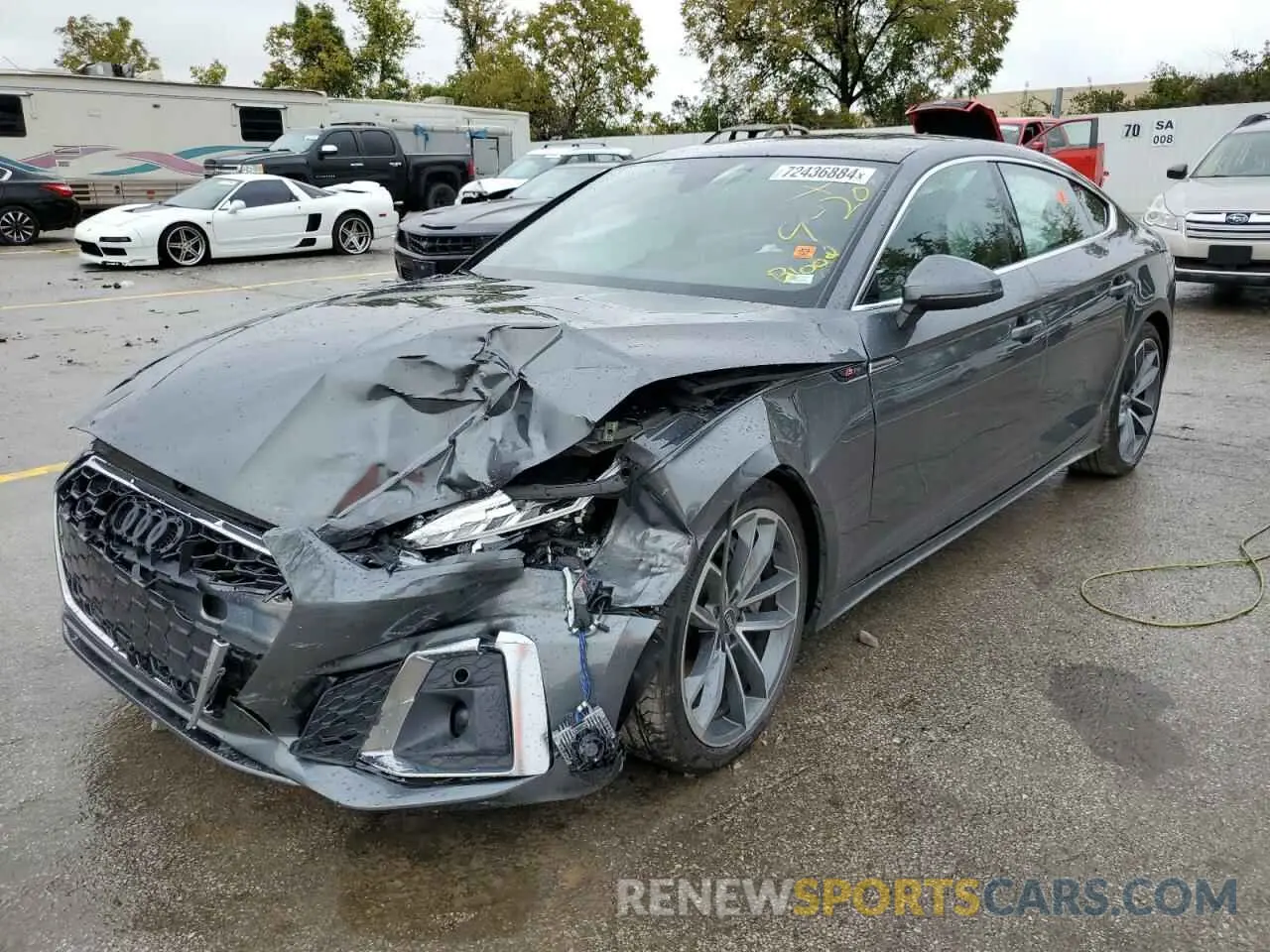 1 fotografías del automóvil dañado WAUDACF59PA015505 AUDI A5 2023