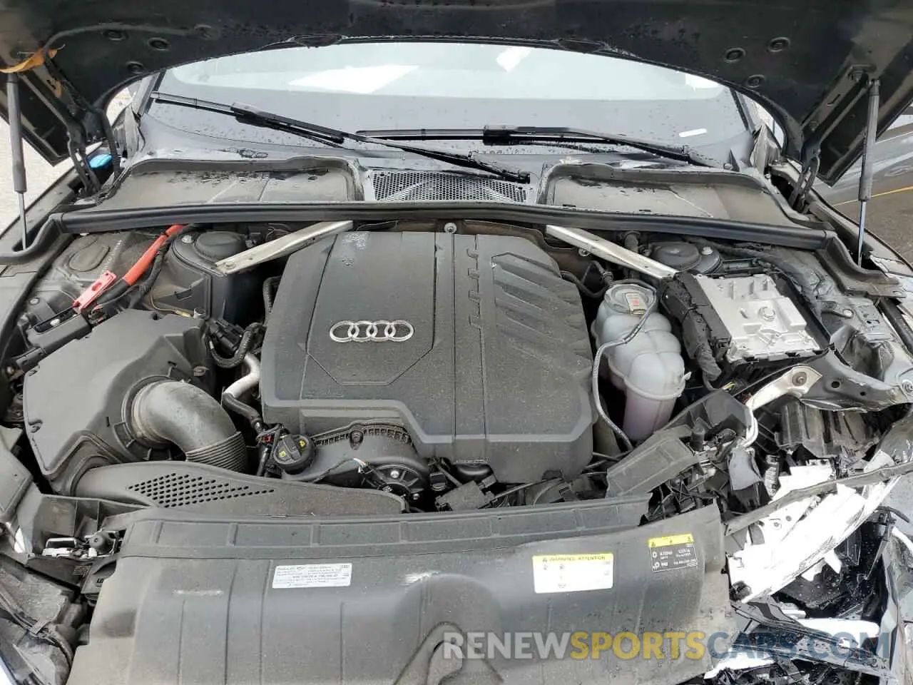 11 fotografías del automóvil dañado WAUDACF59PA015505 AUDI A5 2023