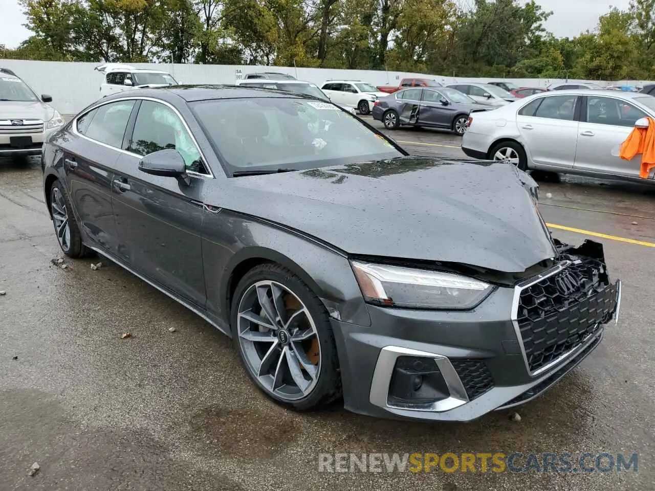 4 fotografías del automóvil dañado WAUDACF59PA015505 AUDI A5 2023