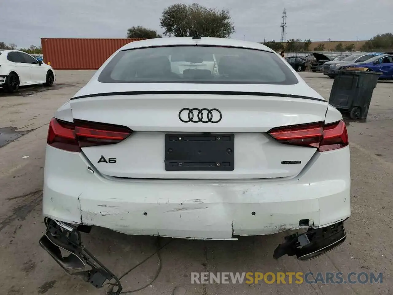 6 fotografías del automóvil dañado WAUEACF56PA034405 AUDI A5 2023