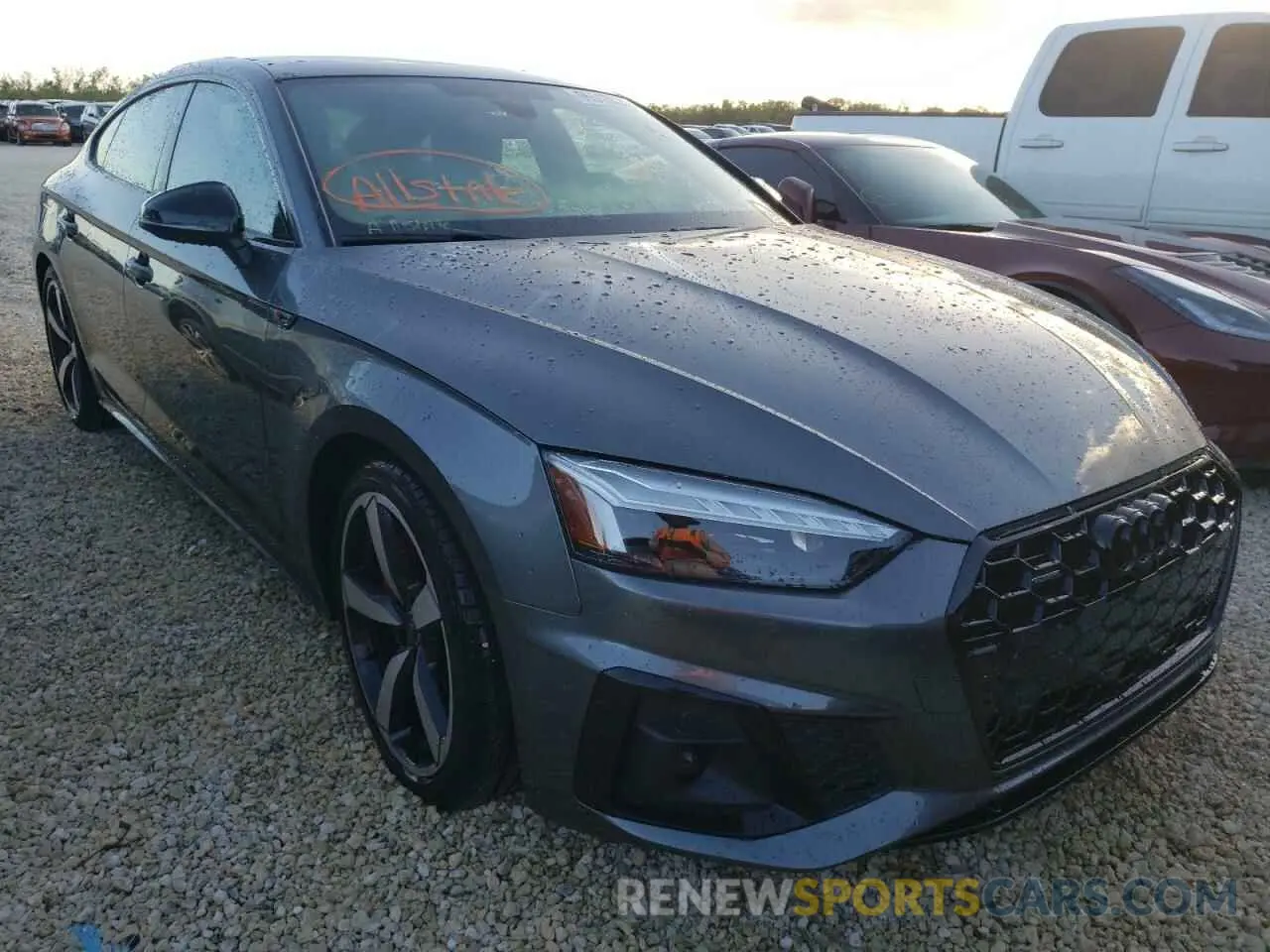 1 fotografías del automóvil dañado WAUFACF50PA007009 AUDI A5 2023