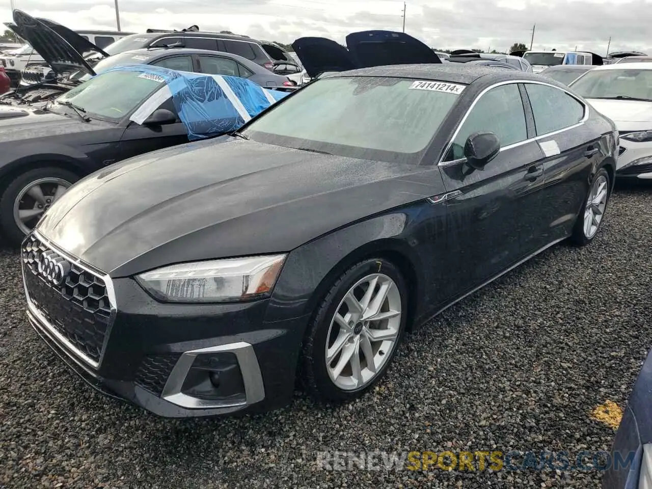 1 fotografías del automóvil dañado WAUFACF50PA042147 AUDI A5 2023