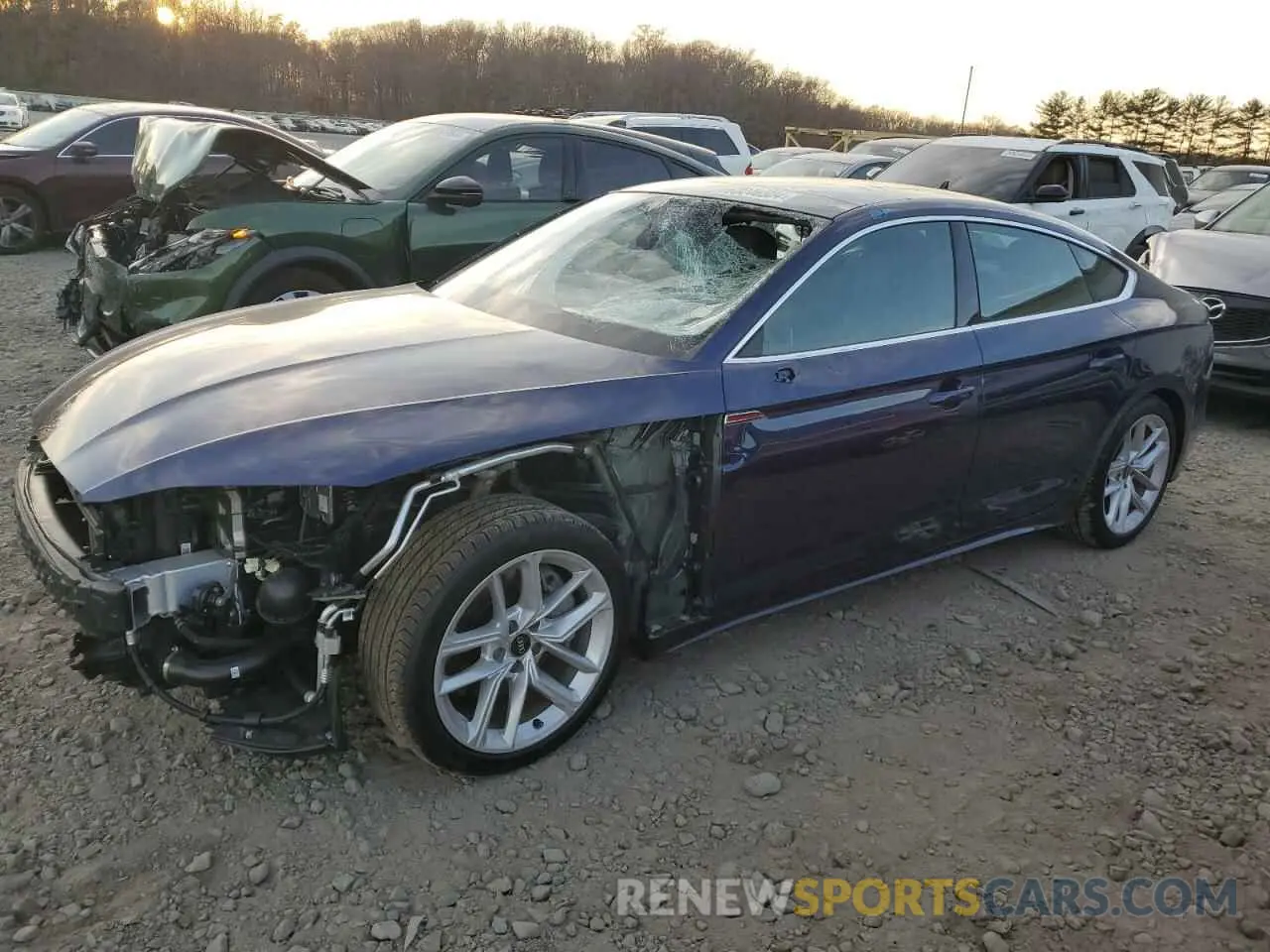 1 fotografías del automóvil dañado WAUFACF51PA061709 AUDI A5 2023