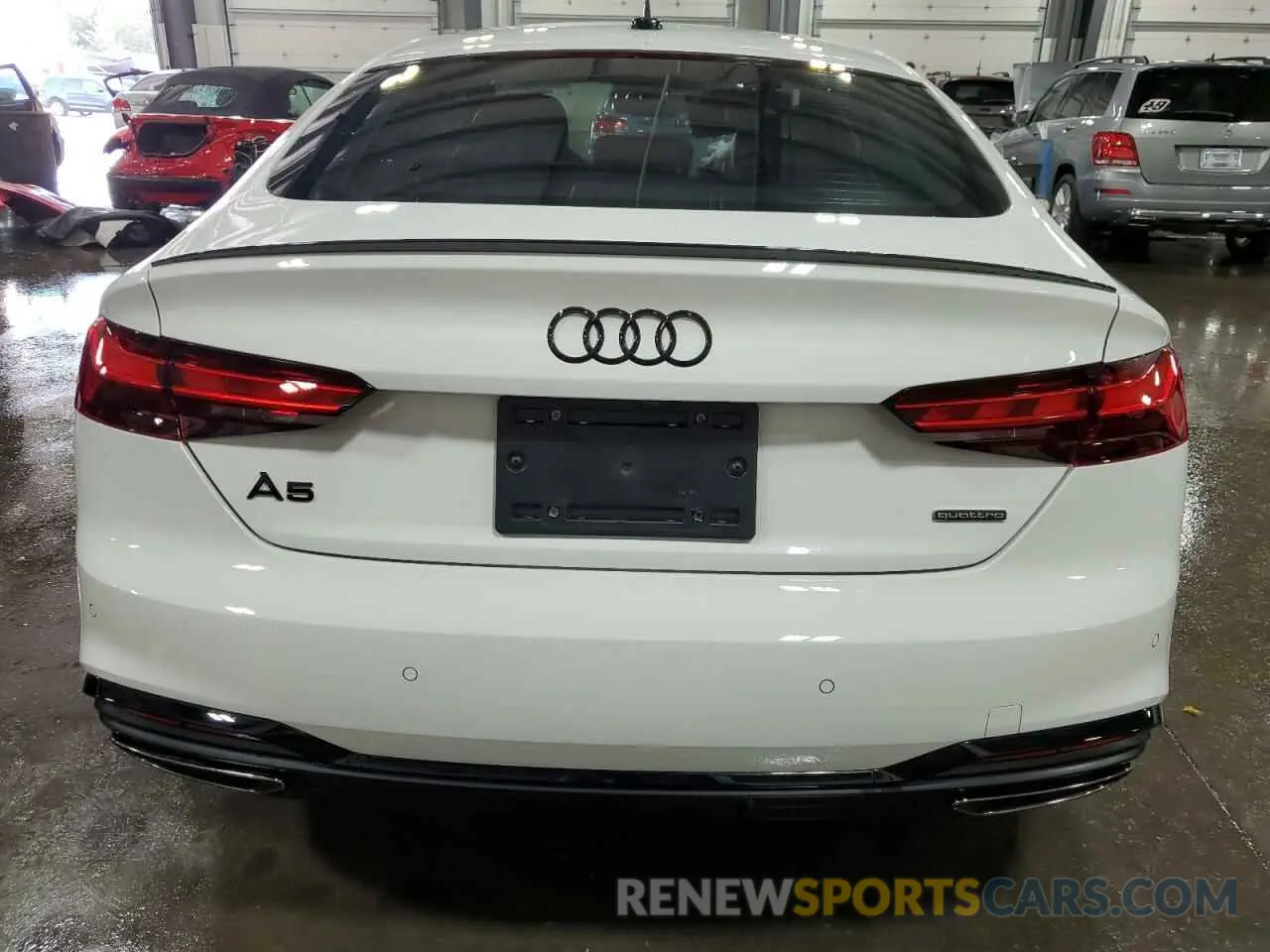 6 fotografías del automóvil dañado WAUFACF53PA046905 AUDI A5 2023