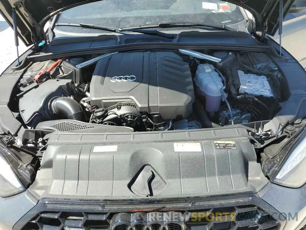 11 fotografías del automóvil dañado WAUFACF54PA044080 AUDI A5 2023