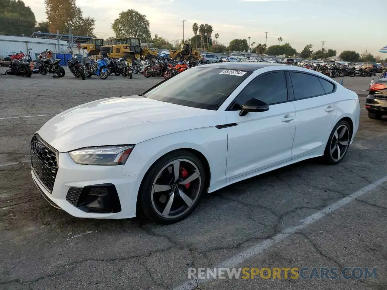 1 fotografías del automóvil dañado WAUFACF55PA008074 AUDI A5 2023