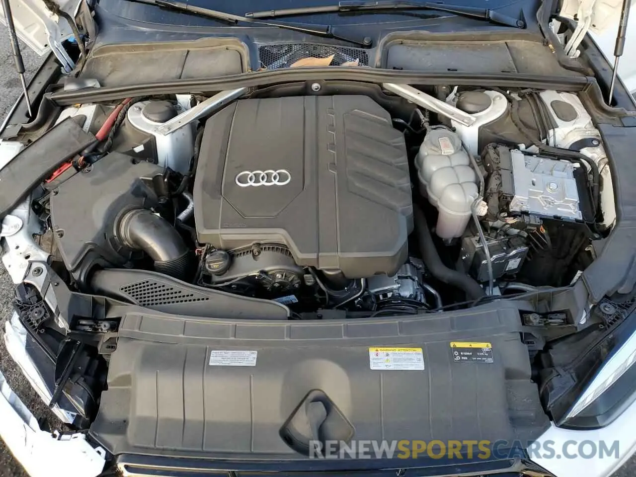 11 fotografías del automóvil dañado WAUFACF55PA008074 AUDI A5 2023
