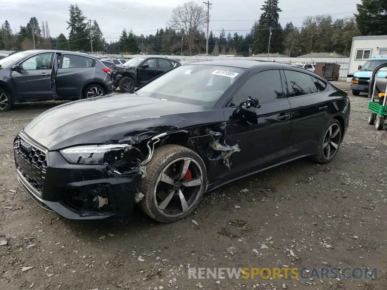 1 fotografías del automóvil dañado WAUFACF55PA019396 AUDI A5 2023