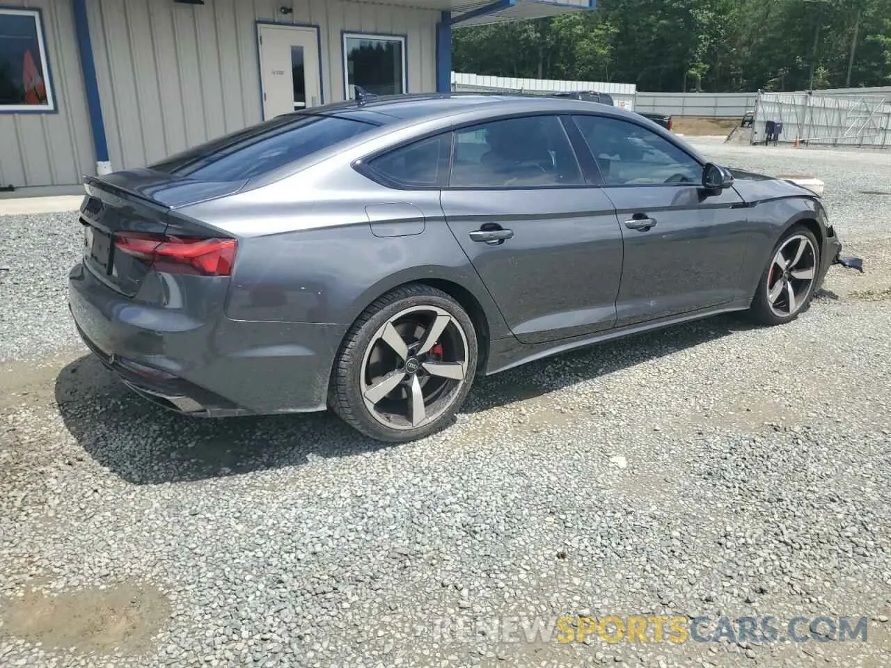 3 fotografías del automóvil dañado WAUFACF55PA055301 AUDI A5 2023