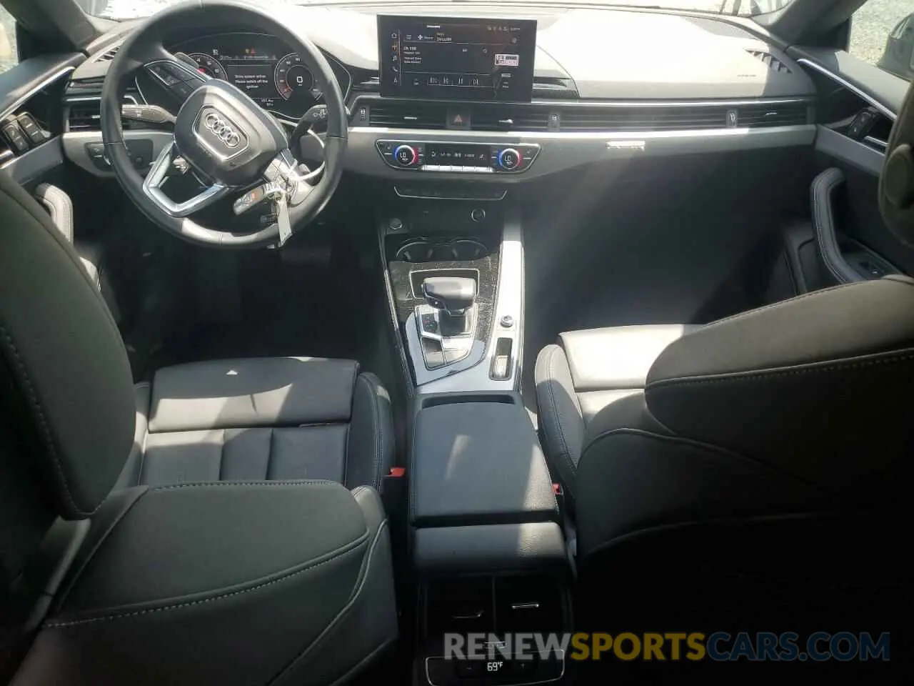 8 fotografías del automóvil dañado WAUFACF55PA055301 AUDI A5 2023
