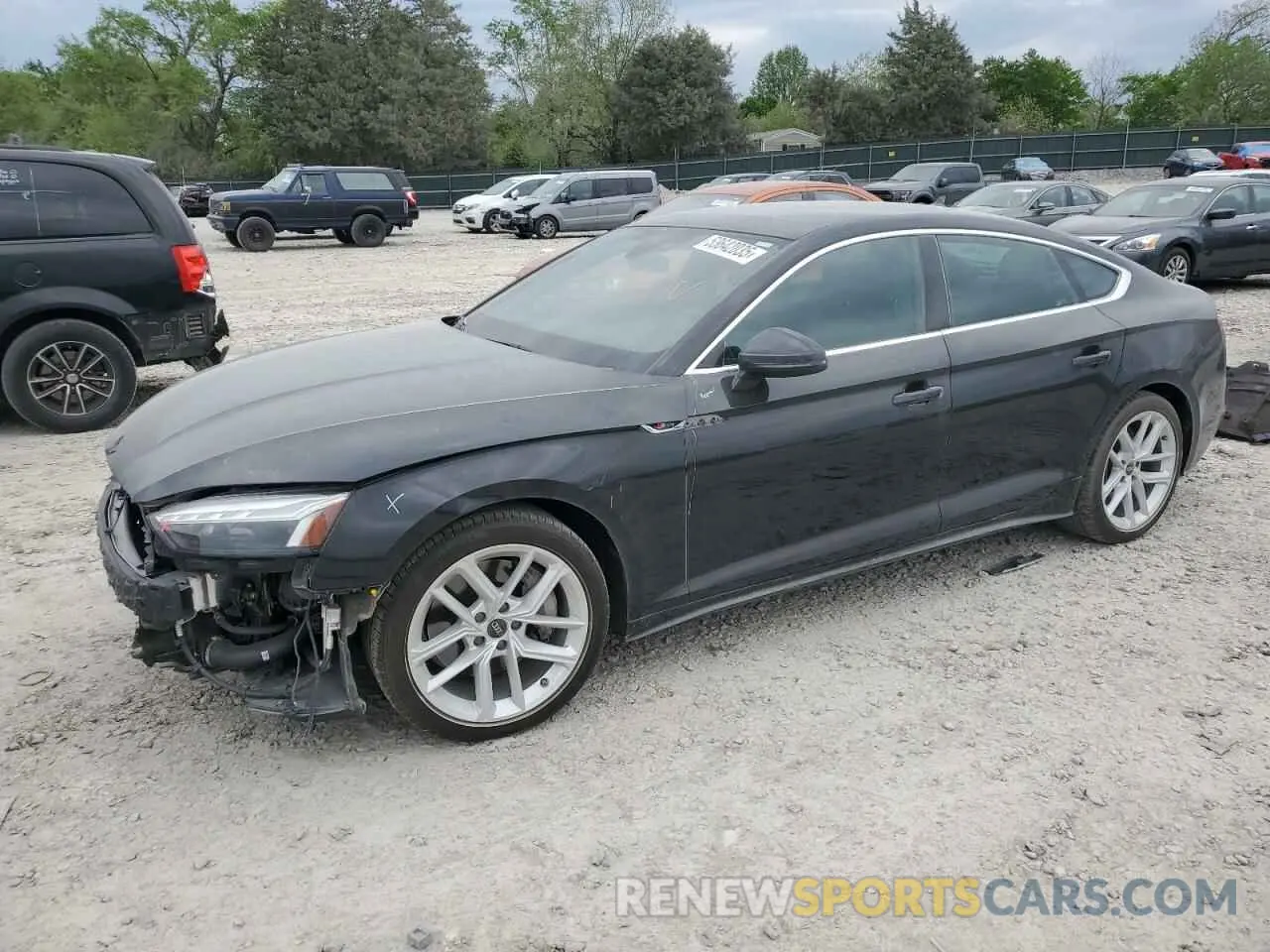 1 fotografías del automóvil dañado WAUFACF56PA040015 AUDI A5 2023