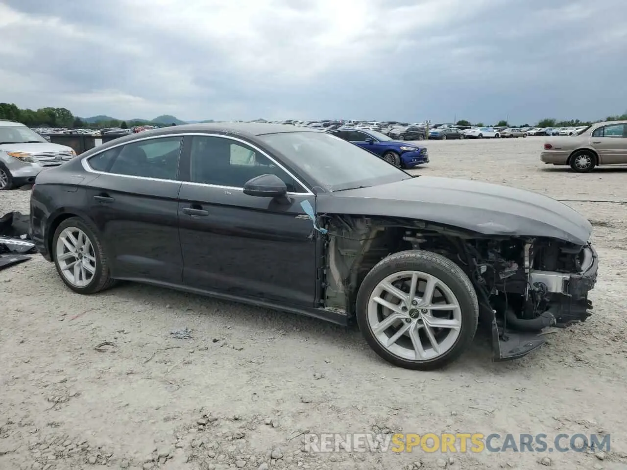 4 fotografías del automóvil dañado WAUFACF56PA040015 AUDI A5 2023