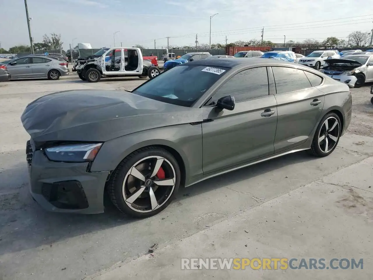 1 fotografías del automóvil dañado WAUFACF57PA009307 AUDI A5 2023