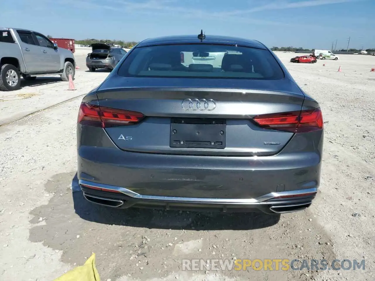 6 fotografías del automóvil dañado WAUFACF57PA012031 AUDI A5 2023