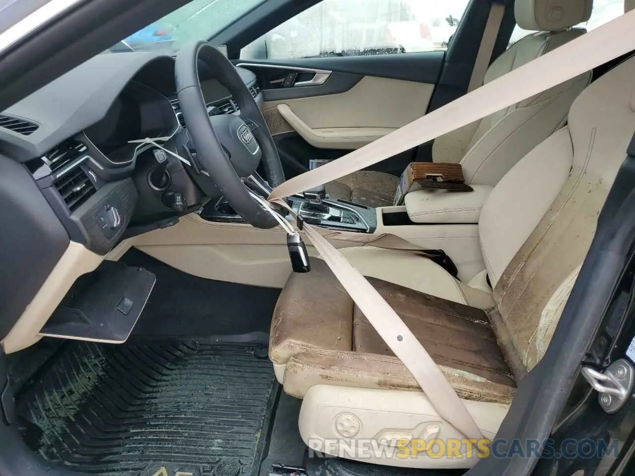 7 fotografías del automóvil dañado WAUFACF57PA024860 AUDI A5 2023