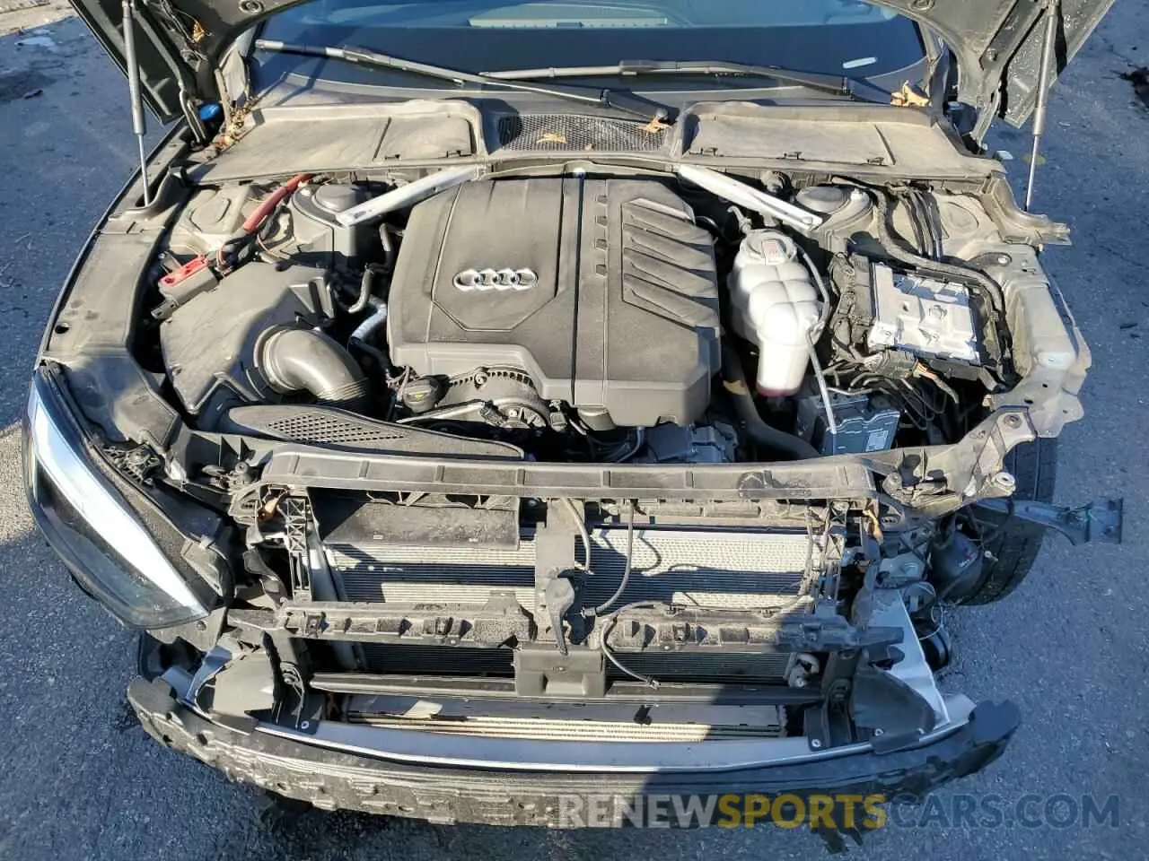11 fotografías del automóvil dañado WAUFACF5XPA001346 AUDI A5 2023