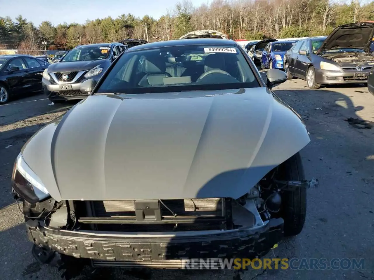5 fotografías del automóvil dañado WAUFACF5XPA001346 AUDI A5 2023