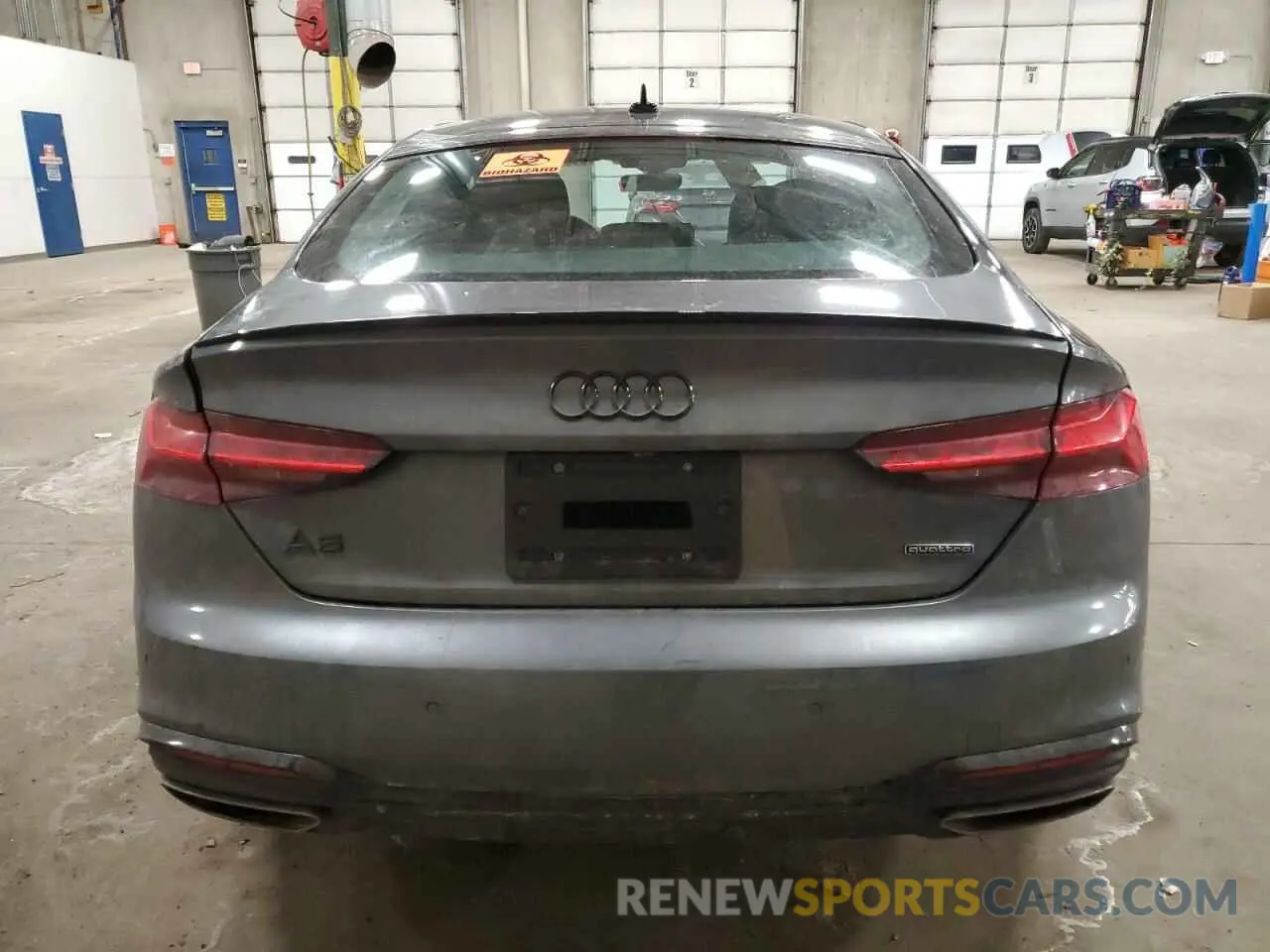 6 fotografías del automóvil dañado WAUFACF5XPA007891 AUDI A5 2023