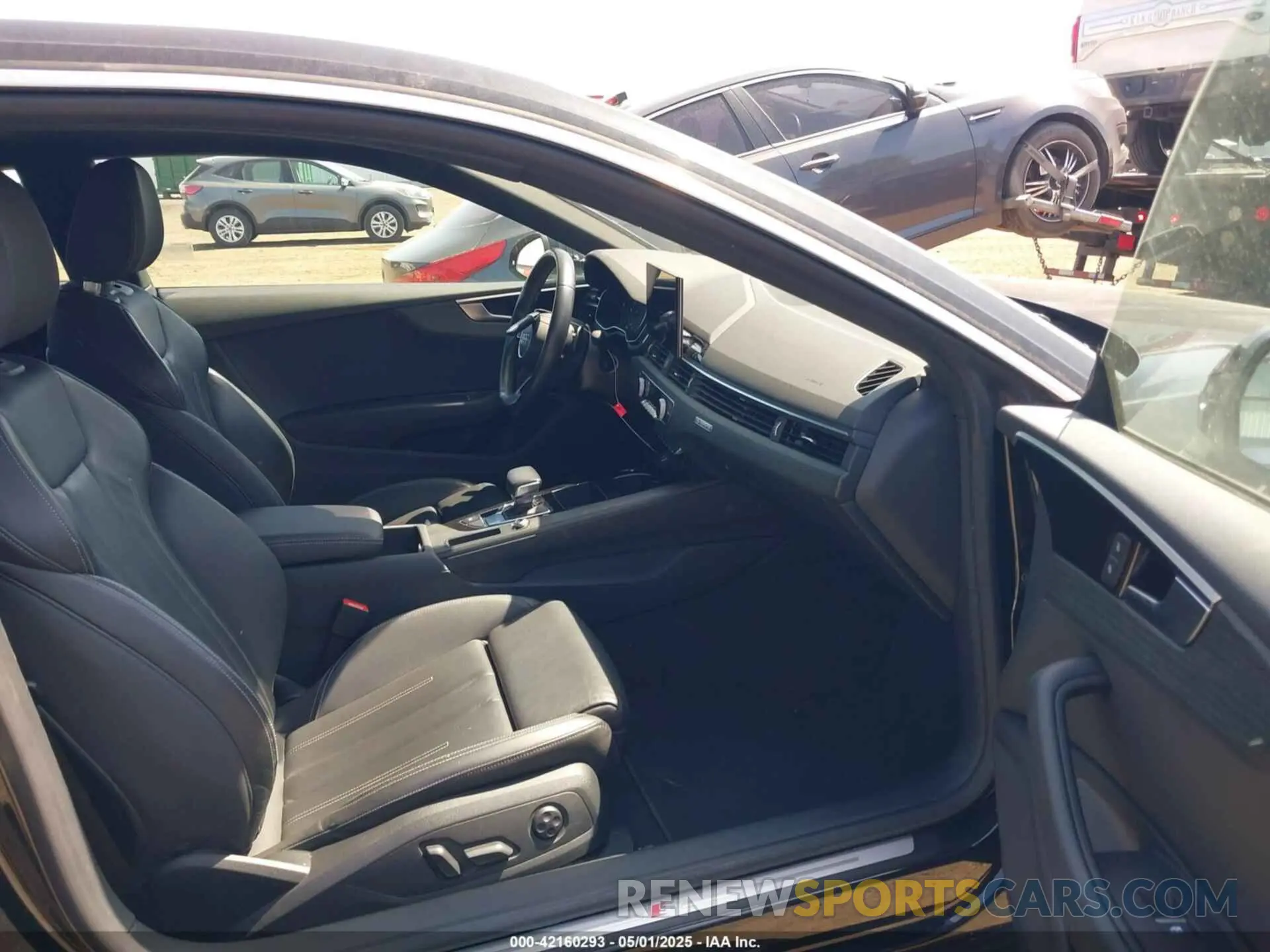 5 fotografías del automóvil dañado WAUSAAF51PA011430 AUDI A5 2023