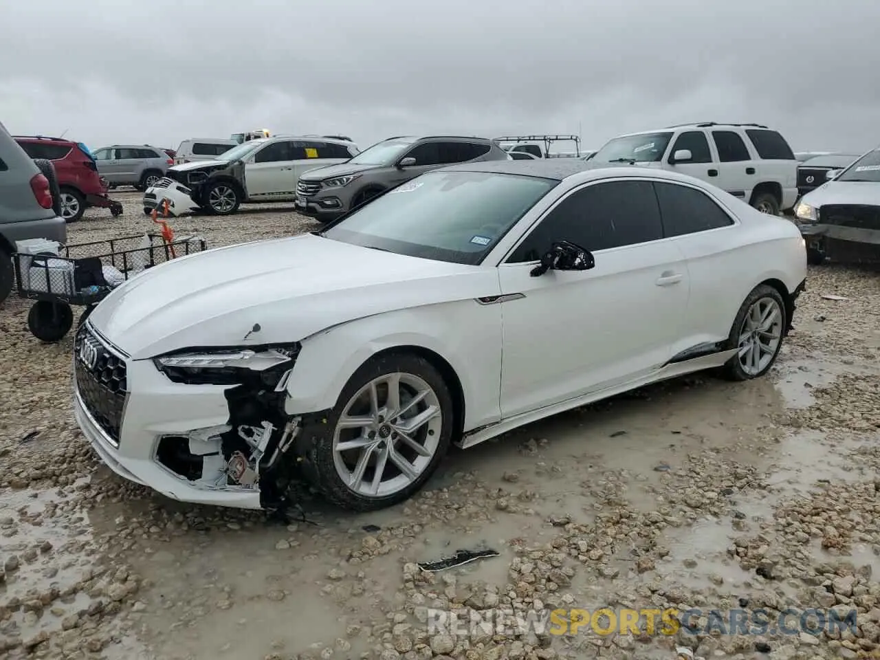 1 fotografías del automóvil dañado WAUTAAF55PA022631 AUDI A5 2023