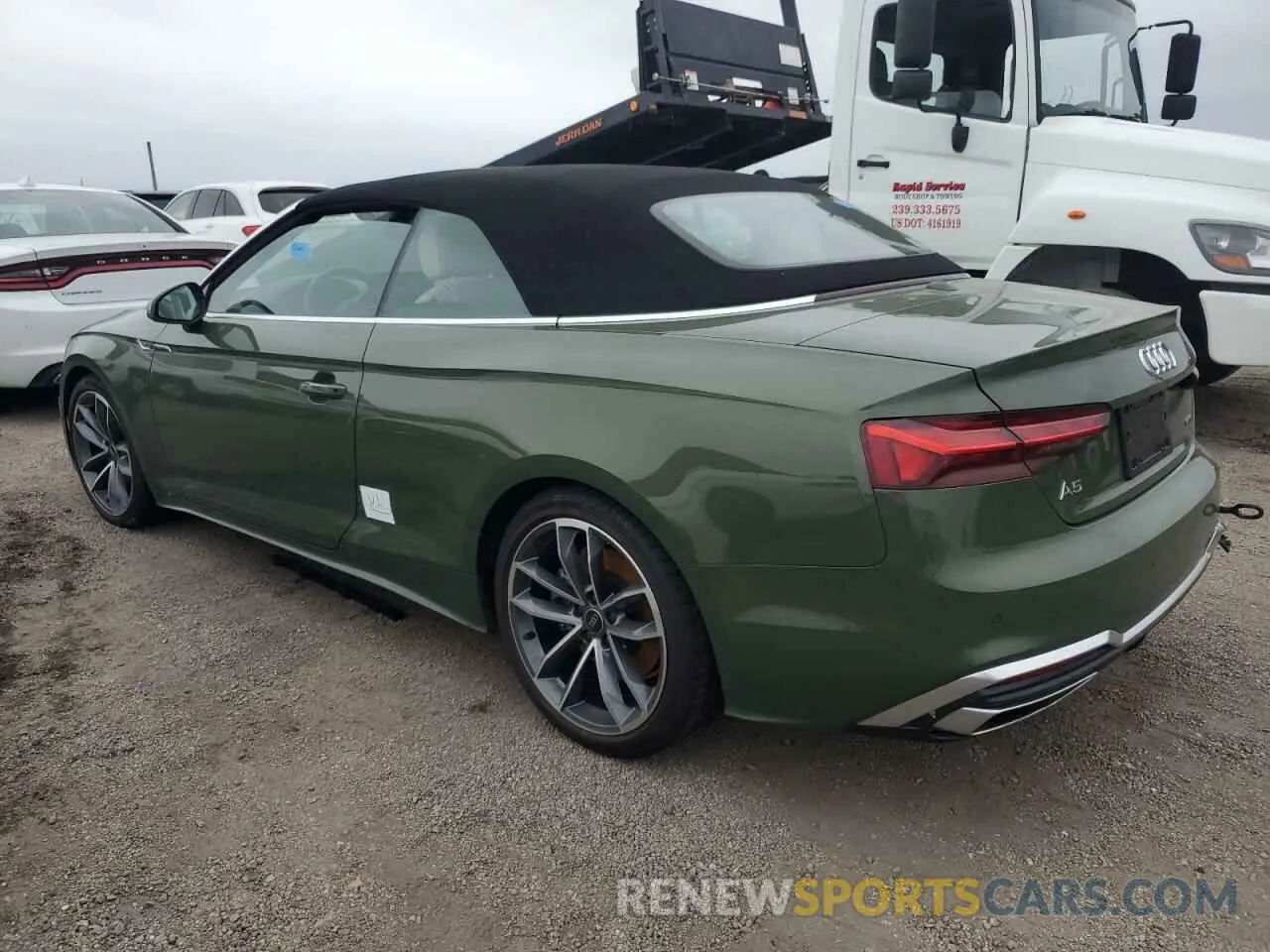 2 fotografías del automóvil dañado WAU4AGF5XRN001373 AUDI A5 2024