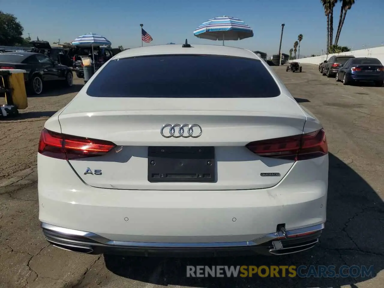 6 fotografías del automóvil dañado WAUDACF51RA014240 AUDI A5 2024