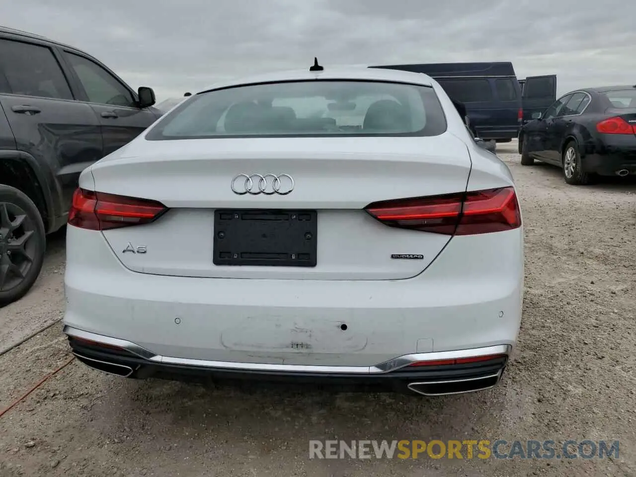 6 fotografías del automóvil dañado WAUDACF54RA058538 AUDI A5 2024