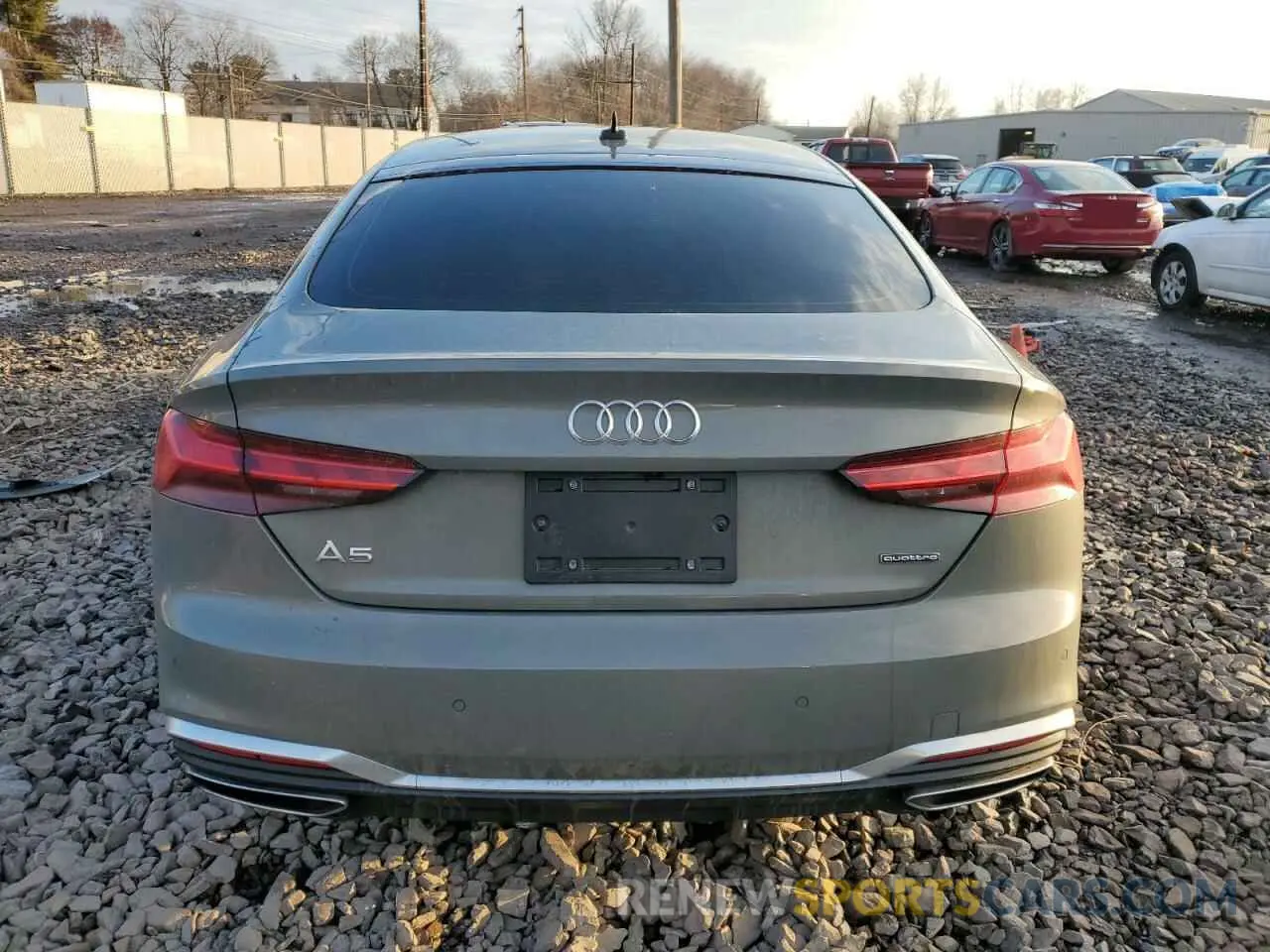 6 fotografías del automóvil dañado WAUDACF57RA048442 AUDI A5 2024