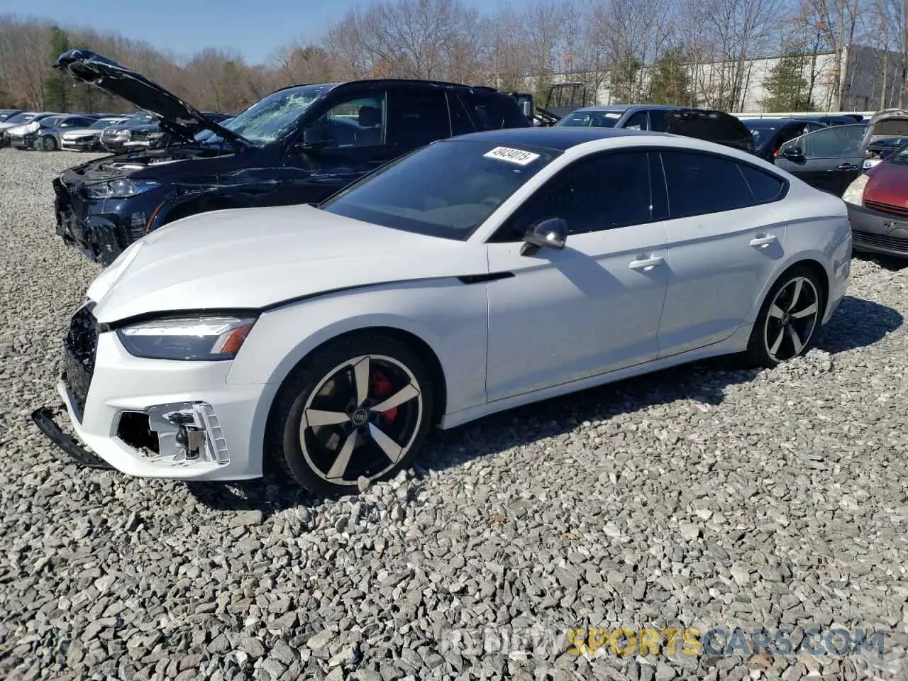 1 fotografías del automóvil dañado WAUFACF50RA098253 AUDI A5 2024