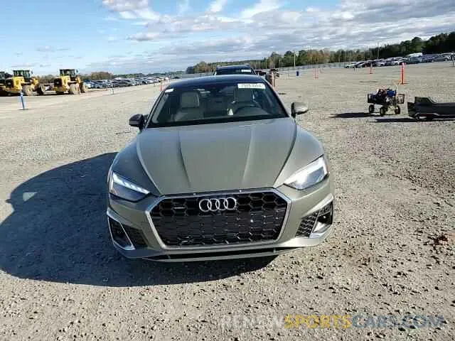 10 fotografías del automóvil dañado WAUFACF51RA065603 AUDI A5 2024