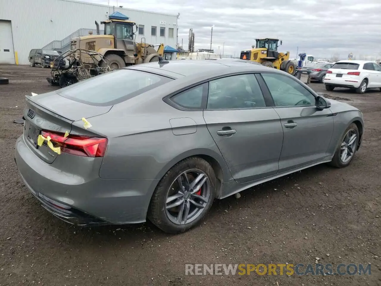 3 fotografías del automóvil dañado WAUFACF52RA103095 AUDI A5 2024