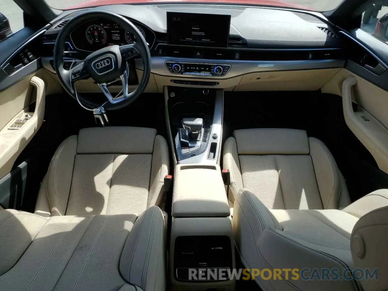 8 fotografías del automóvil dañado WAUFACF53RA002437 AUDI A5 2024