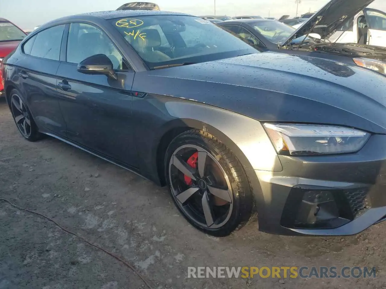 4 fotografías del automóvil dañado WAUFACF53RA088235 AUDI A5 2024
