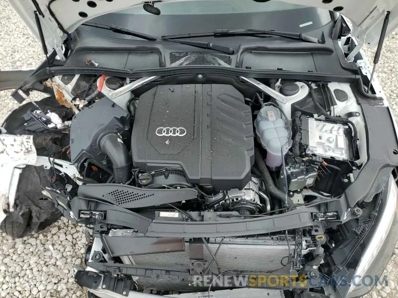 11 fotografías del automóvil dañado WAUFACF55RA083120 AUDI A5 2024
