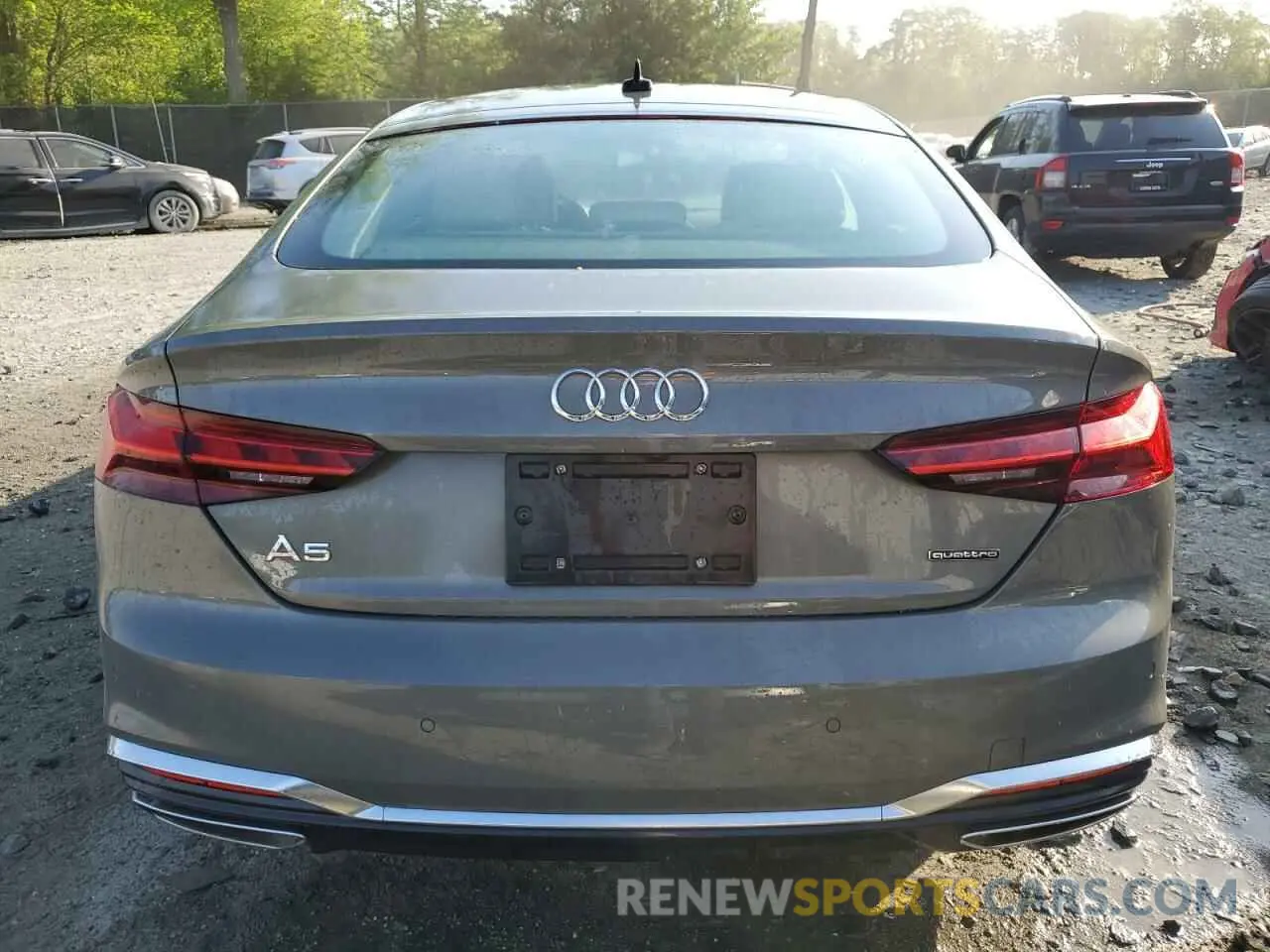 6 fotografías del automóvil dañado WAUFACF59RA083184 AUDI A5 2024