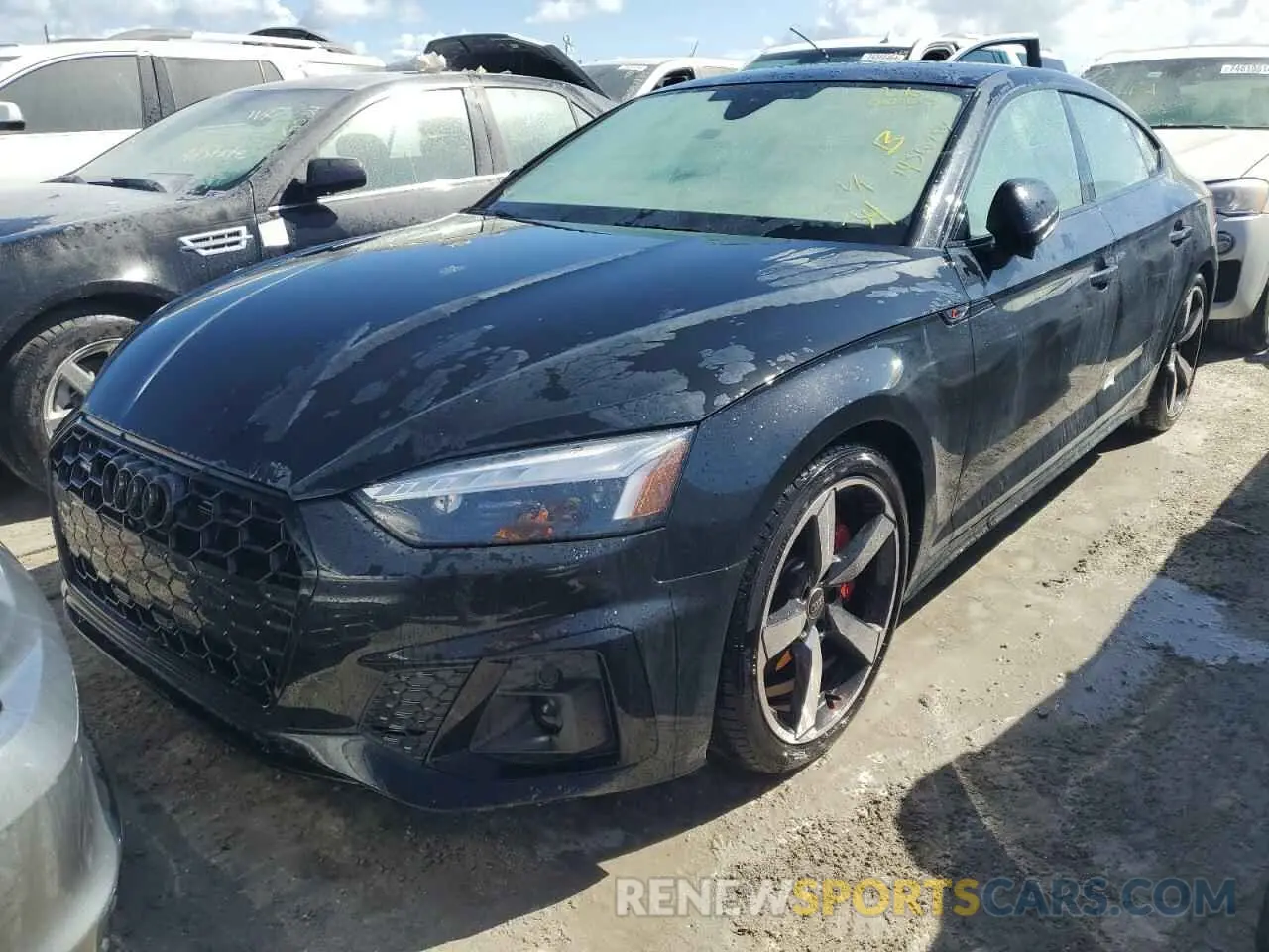 1 fotografías del automóvil dañado WAUFACF5XRA034625 AUDI A5 2024