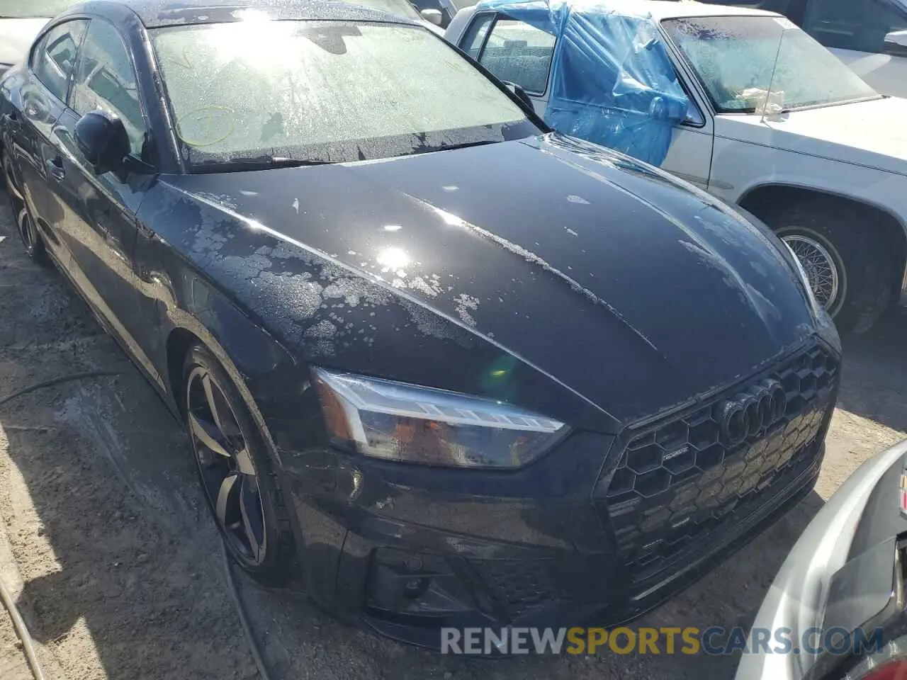 5 fotografías del automóvil dañado WAUFACF5XRA034625 AUDI A5 2024