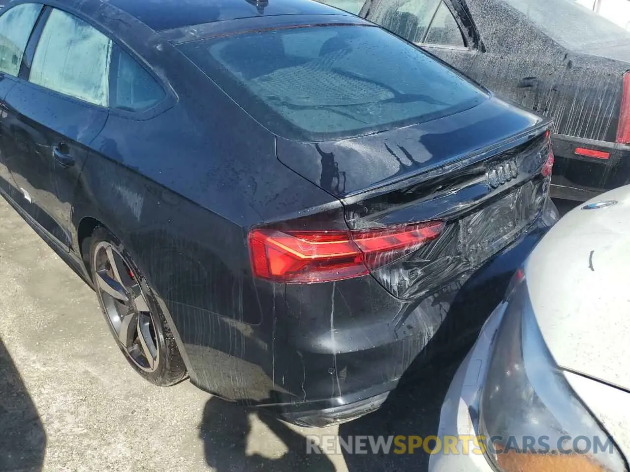 6 fotografías del automóvil dañado WAUFACF5XRA034625 AUDI A5 2024