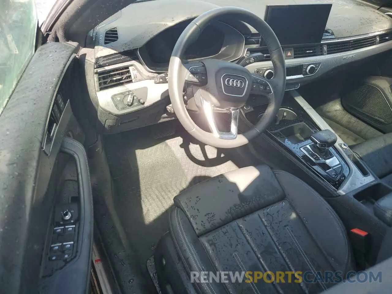 8 fotografías del automóvil dañado WAUFACF5XRA034625 AUDI A5 2024