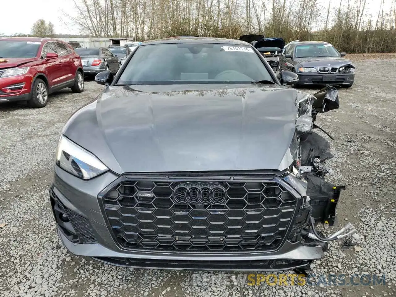 5 fotografías del automóvil dañado WAUFACF5XRA065681 AUDI A5 2024