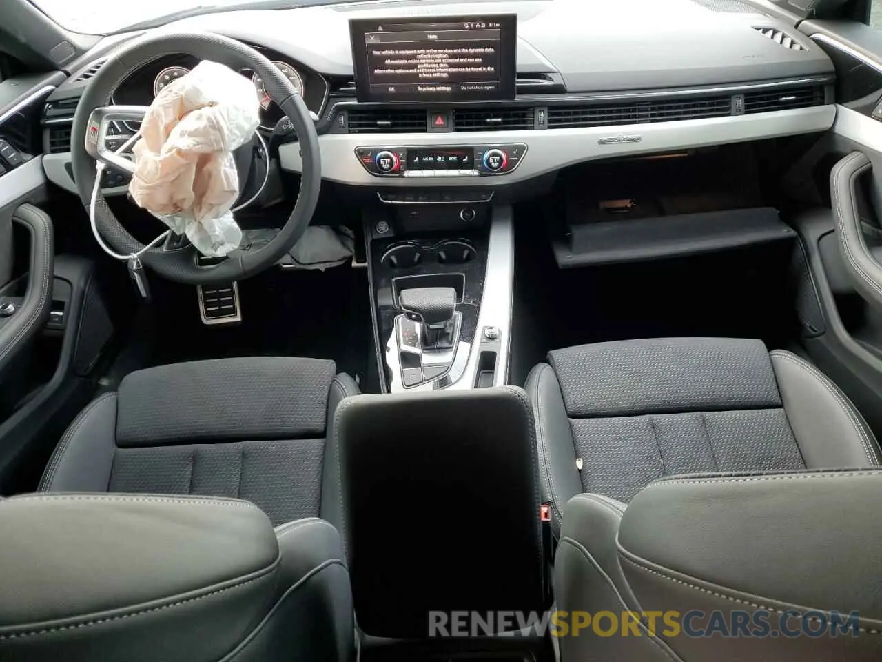 8 fotografías del automóvil dañado WAUFACF5XRA065681 AUDI A5 2024