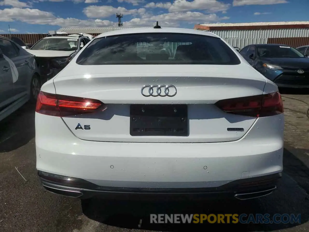 6 fotografías del automóvil dañado WAUDACF56SA005880 AUDI A5 2025