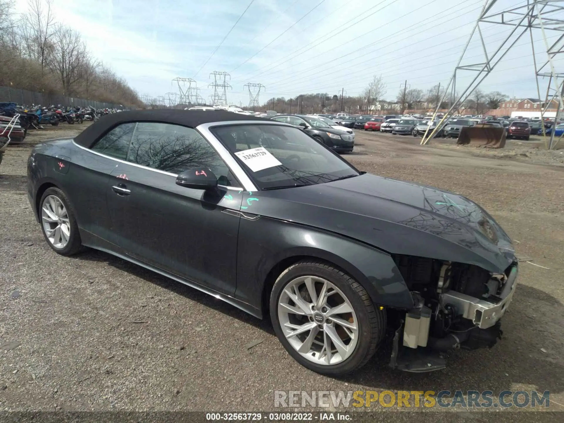 1 fotografías del automóvil dañado WAUWNGF58LN000758 AUDI A5 CABRIOLET 2020