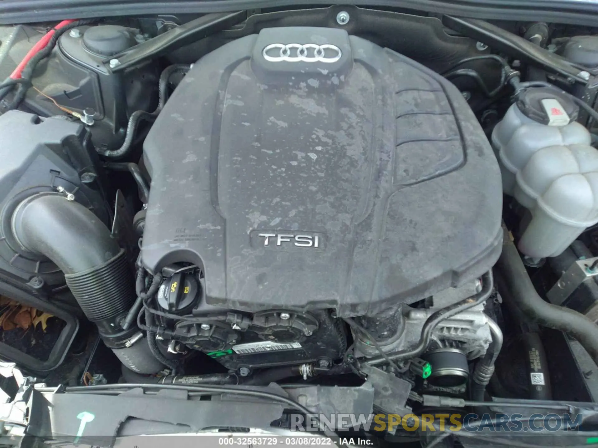 10 fotografías del automóvil dañado WAUWNGF58LN000758 AUDI A5 CABRIOLET 2020